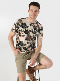 Футболка Colin’s модель CL1064112BEI Фото