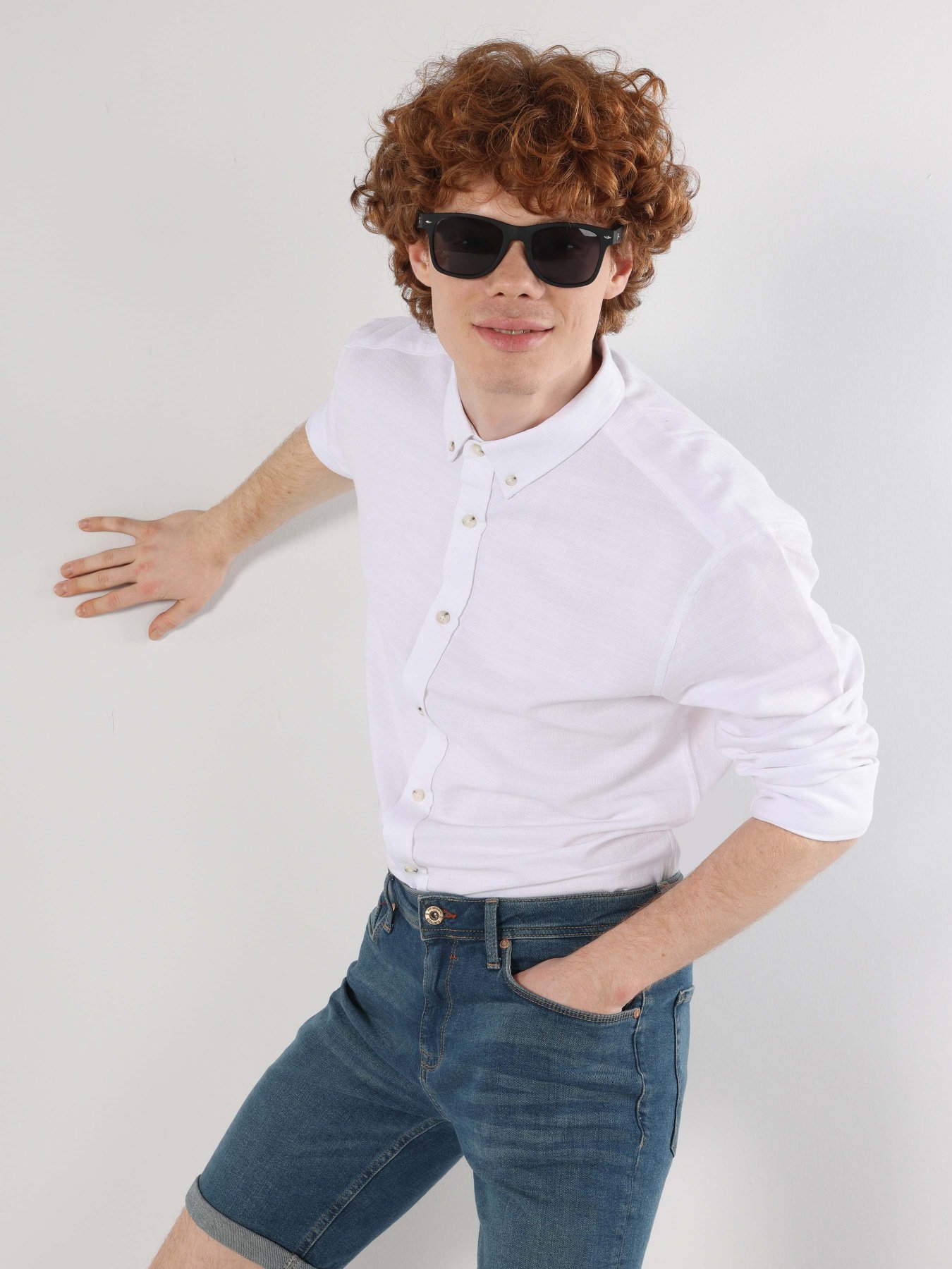 Сорочка Colin’s модель CL1064198WHT Фото