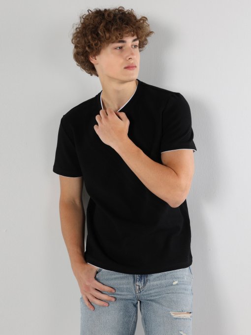 Футболка Colin’s модель CL1064351BLK Фото