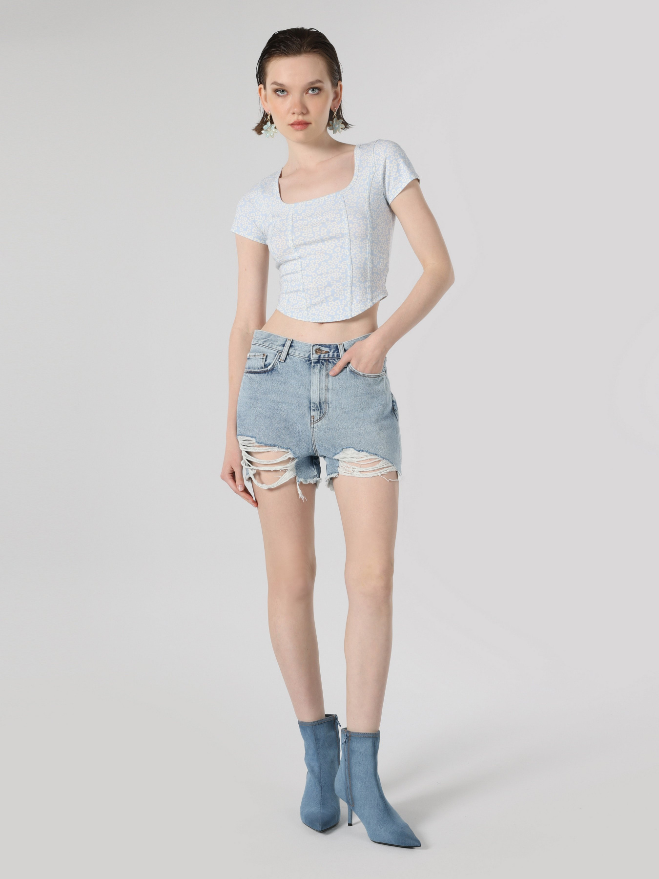 Джинсові шорти Colin’s модель CL1064368DN42712 Фото