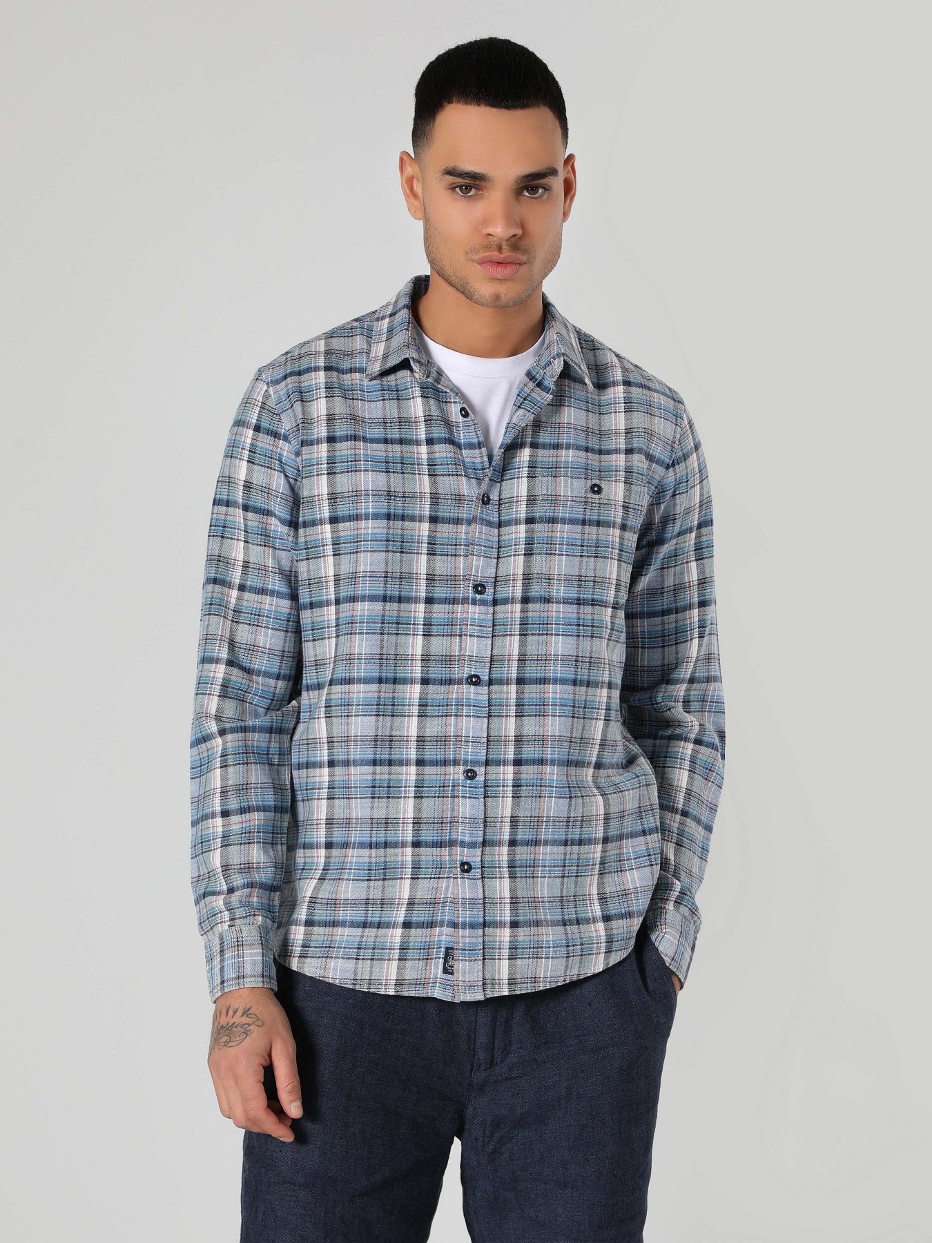 Сорочка Colin’s модель CL1059751LBL Фото