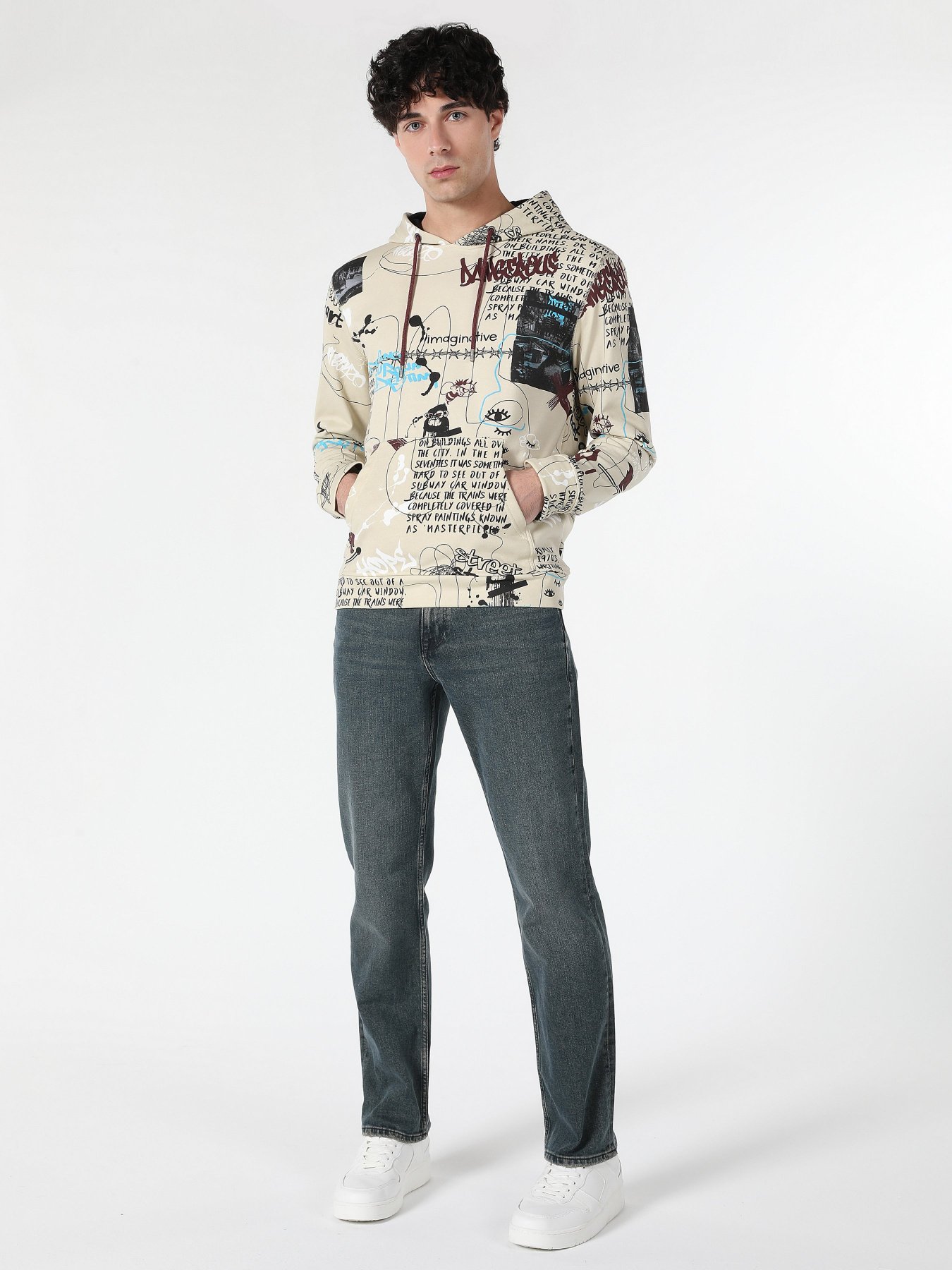 Худі Colin’s модель CL1060902BEI Фото