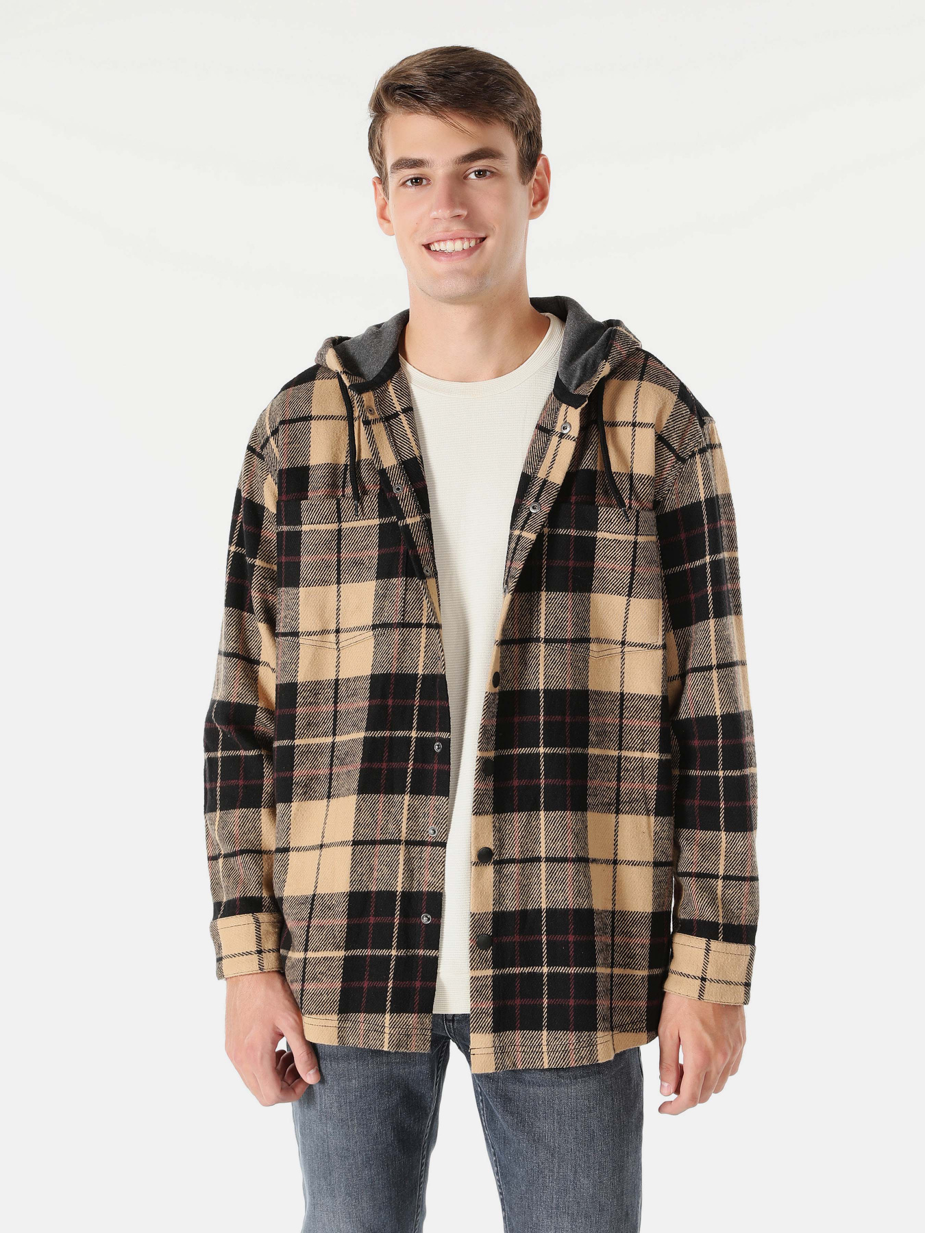 Сорочка Colin’s модель CL1061016BEI Фото