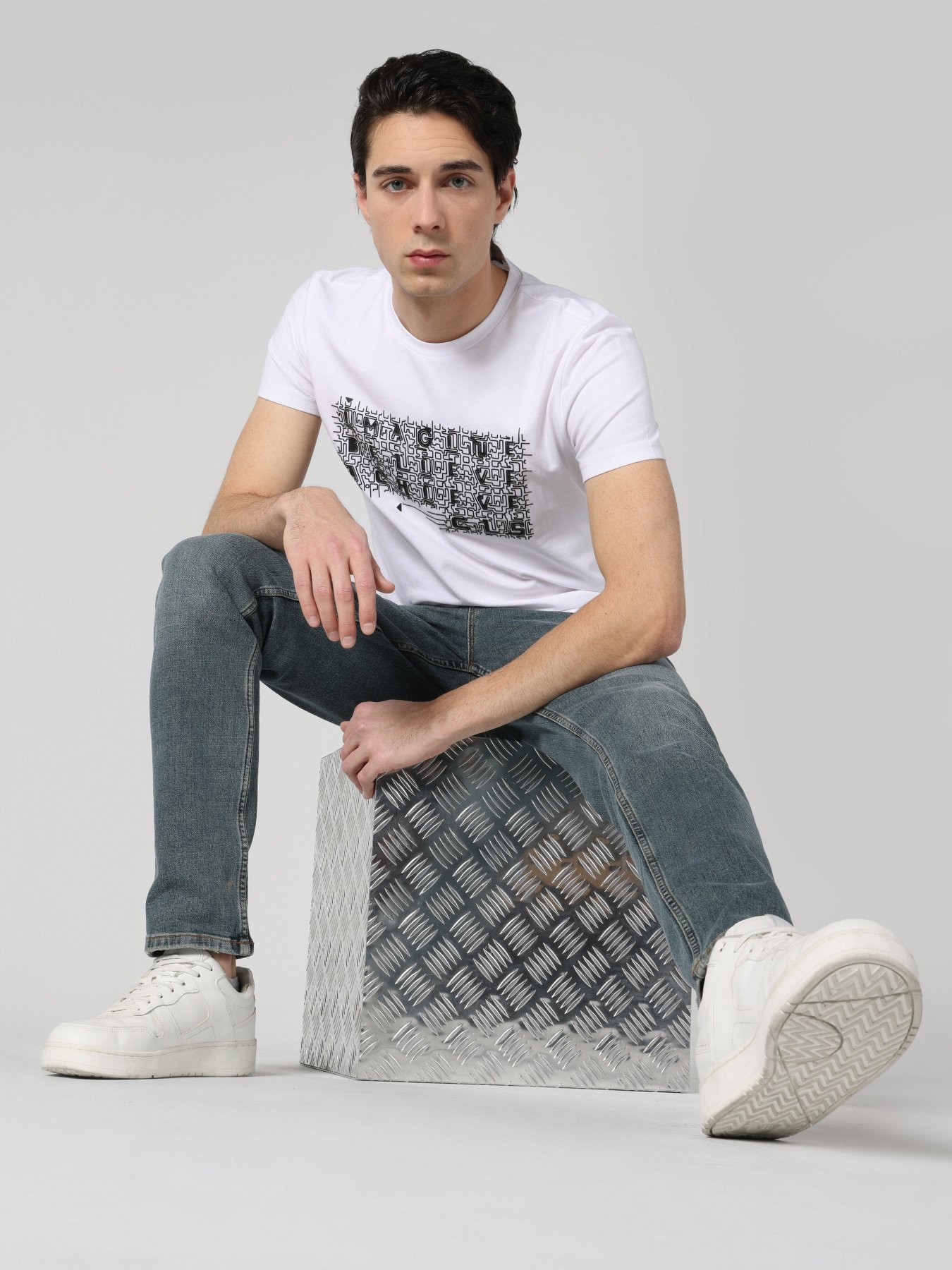 Футболка Colin’s модель CL1062483WHT Фото