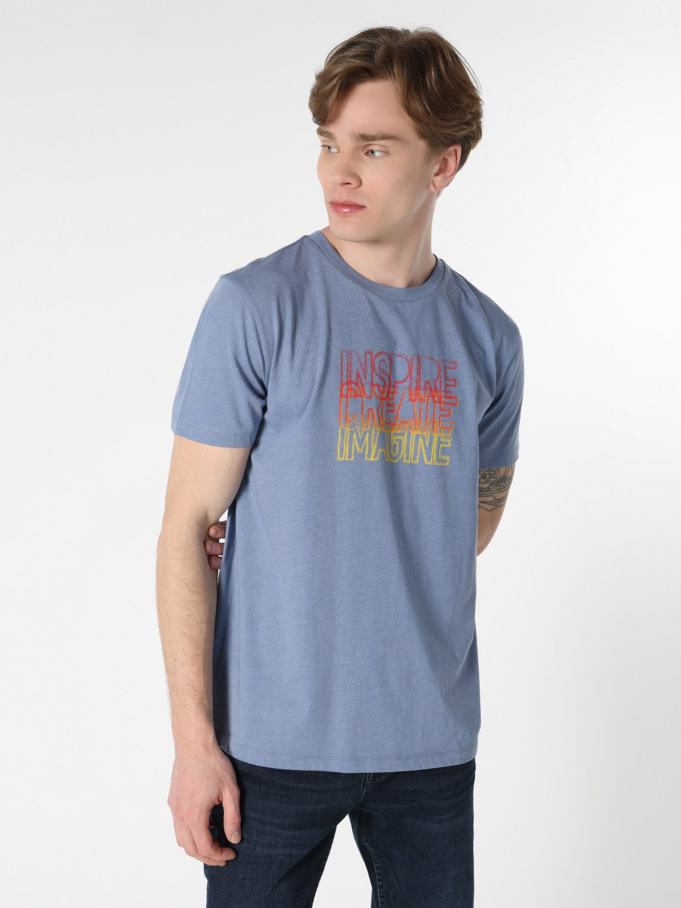 Футболка Colin’s модель CL1062502BLM Фото