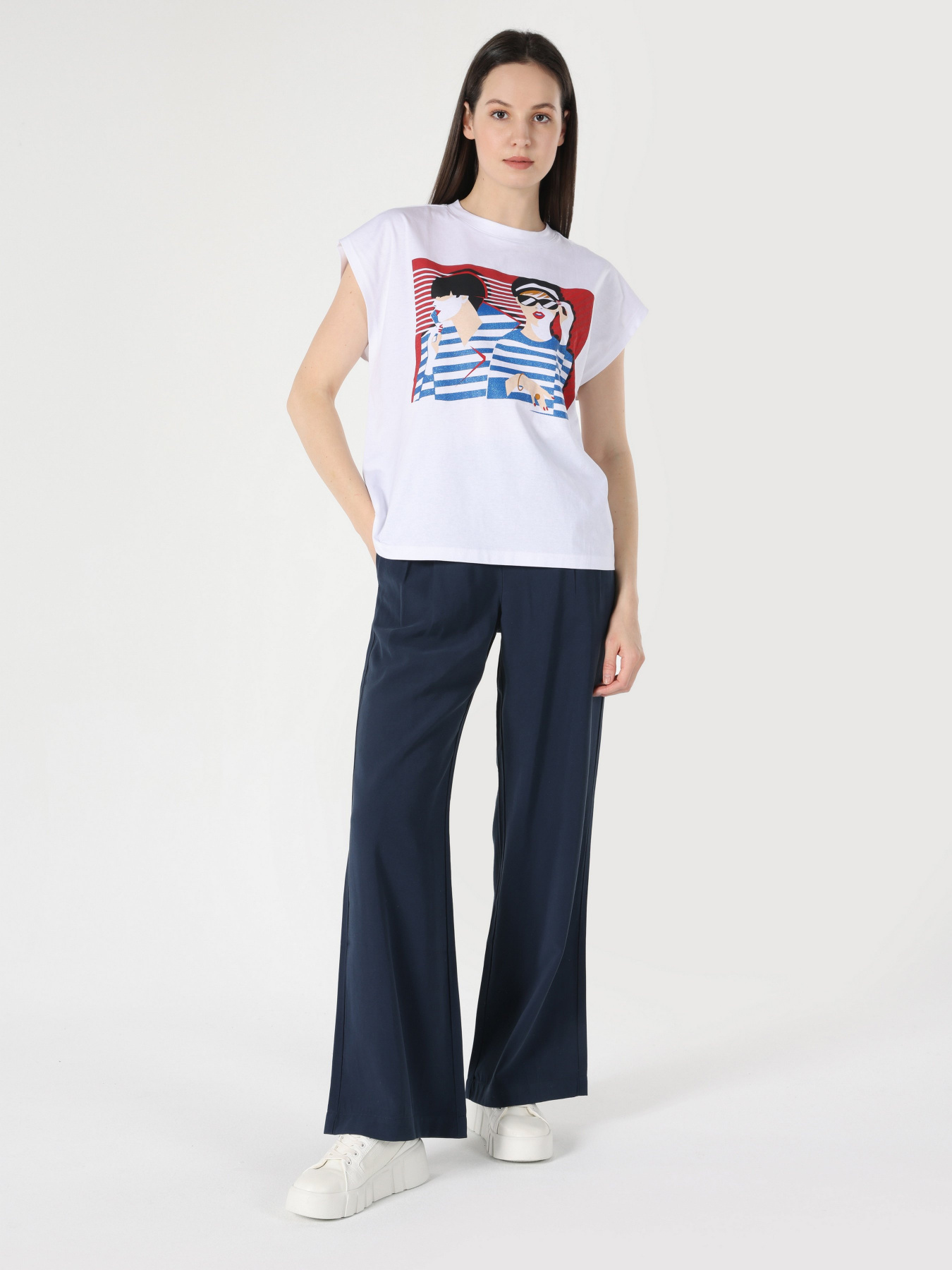 Футболка Colin’s модель CL1062540WHT Фото