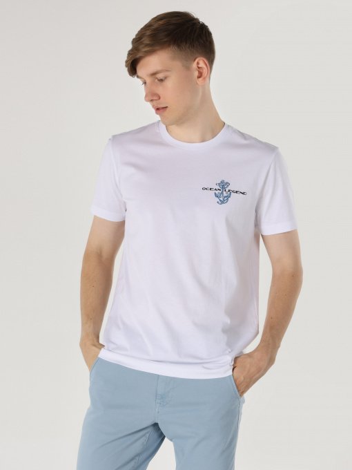 Футболка Colin’s модель CL1062657WHT Фото