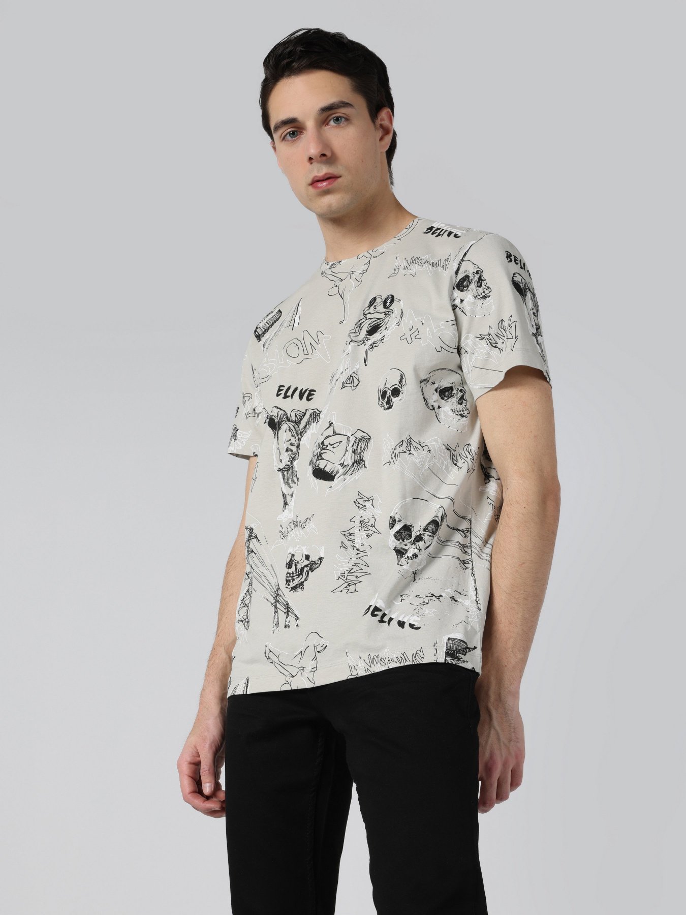 Футболка Colin’s модель CL1062685LGR Фото