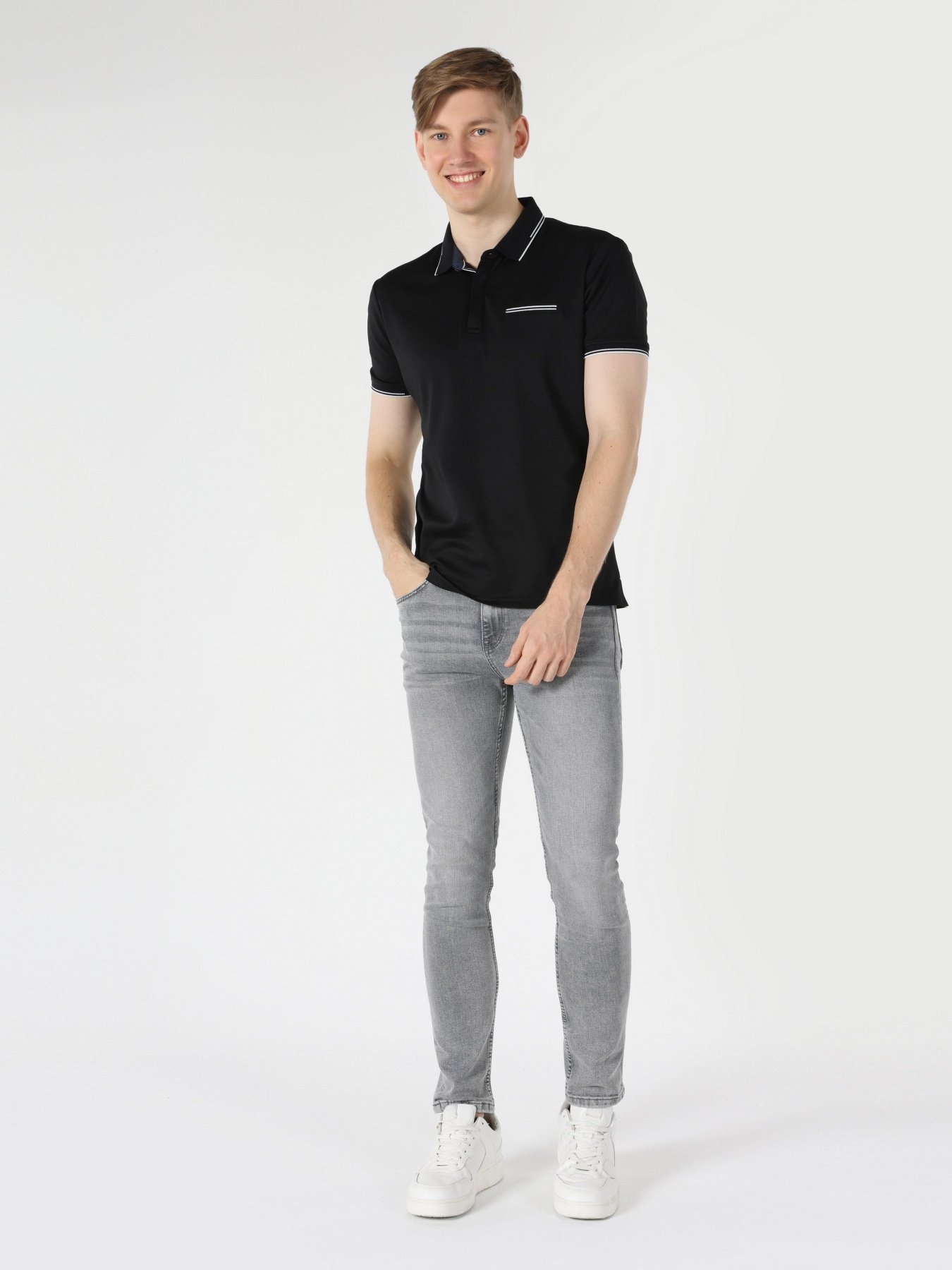 Поло Colin’s модель CL1062783BLK Фото