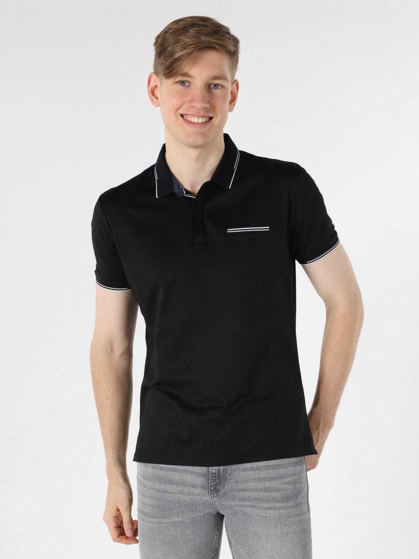 Поло Colin’s модель CL1062783BLK Фото