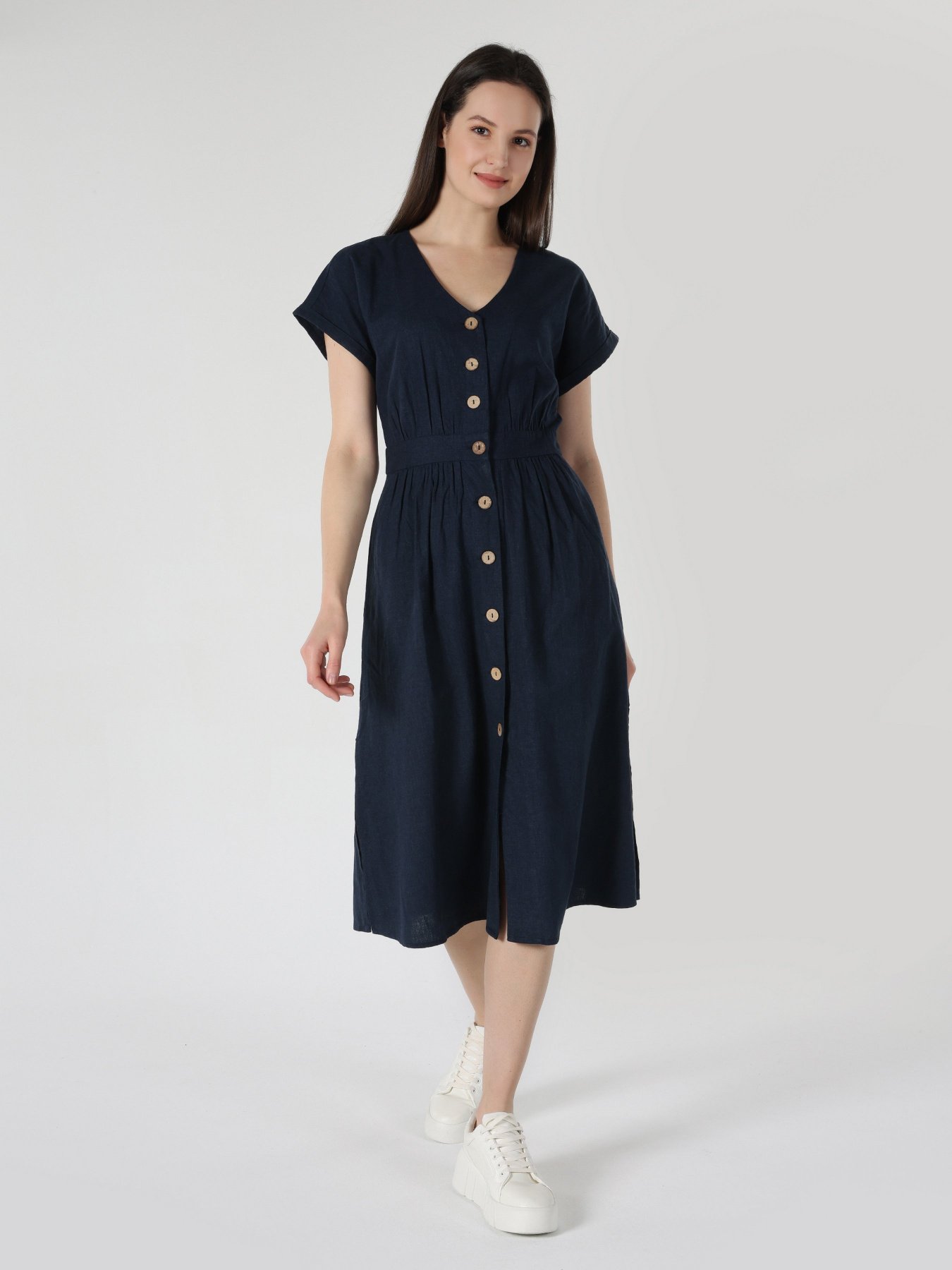 Сукня міді Colin’s модель CL1062926NAV Фото