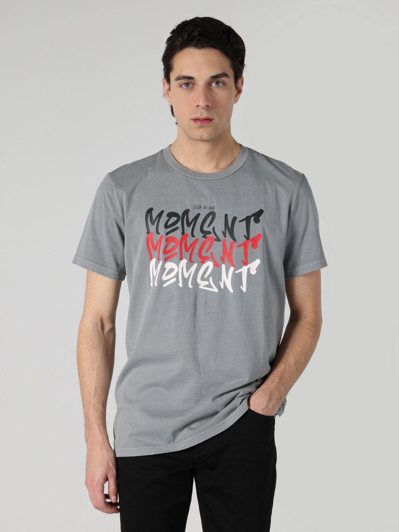 Футболка Colin’s модель CL1063159GRA Фото