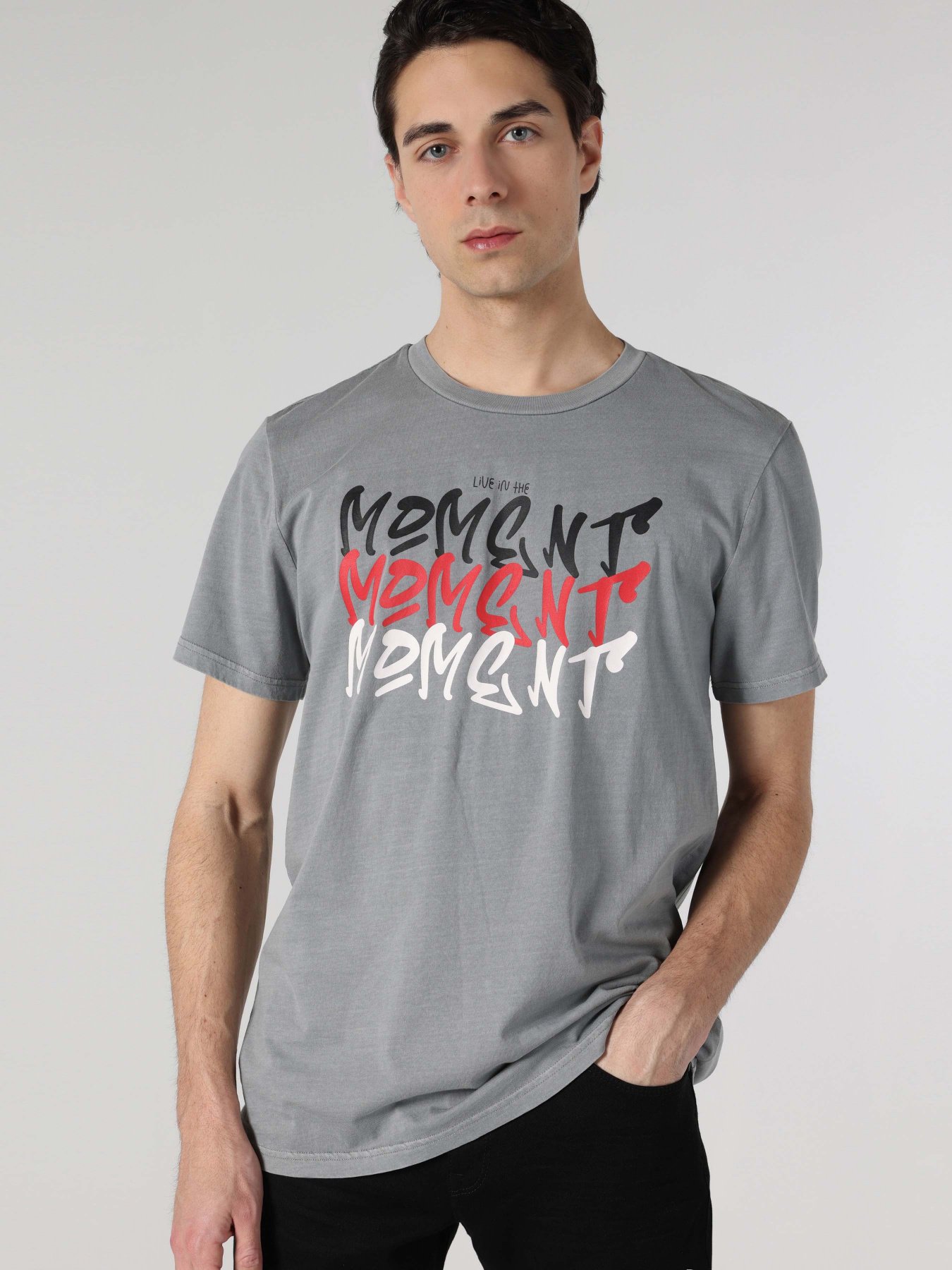 Футболка Colin’s модель CL1063159GRA Фото