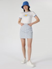 Юбка мини Colin’s модель CL1063163BLE Фото