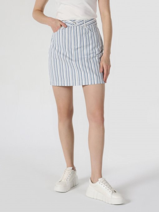 Спідниця міні Colin’s модель CL1063163BLE Фото