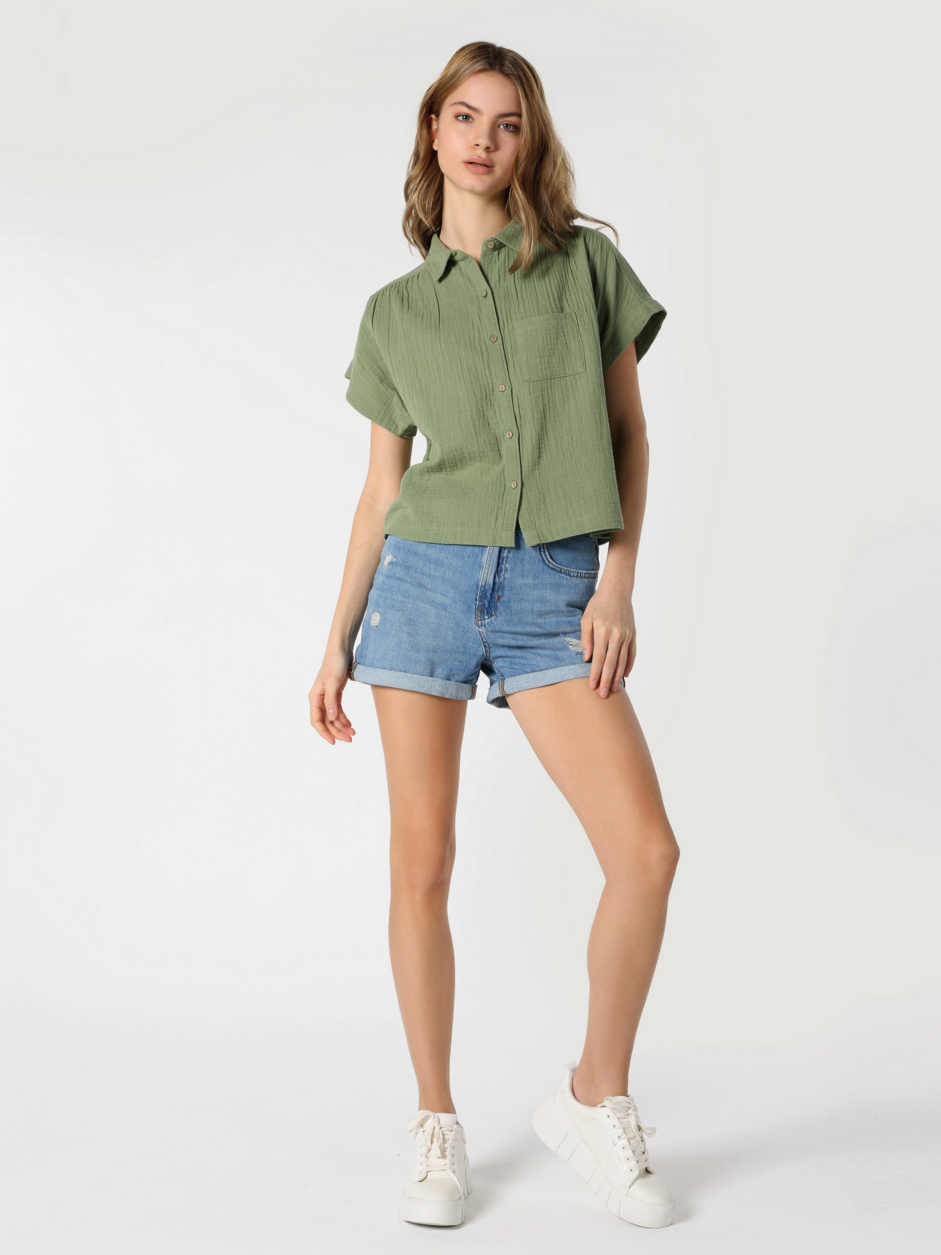 Рубашка Colin’s модель CL1063175OLV Фото