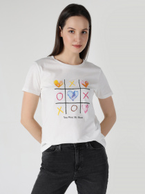 Футболка Colin’s модель CL1063243WHT Фото