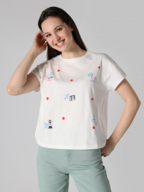 Футболка Colin’s модель CL1063296WHT Фото