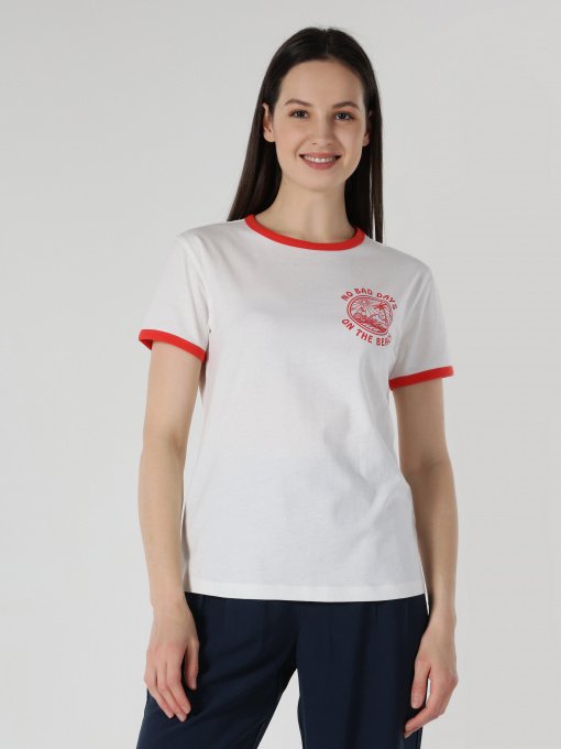 Футболка Colin’s модель CL1063300WHT Фото