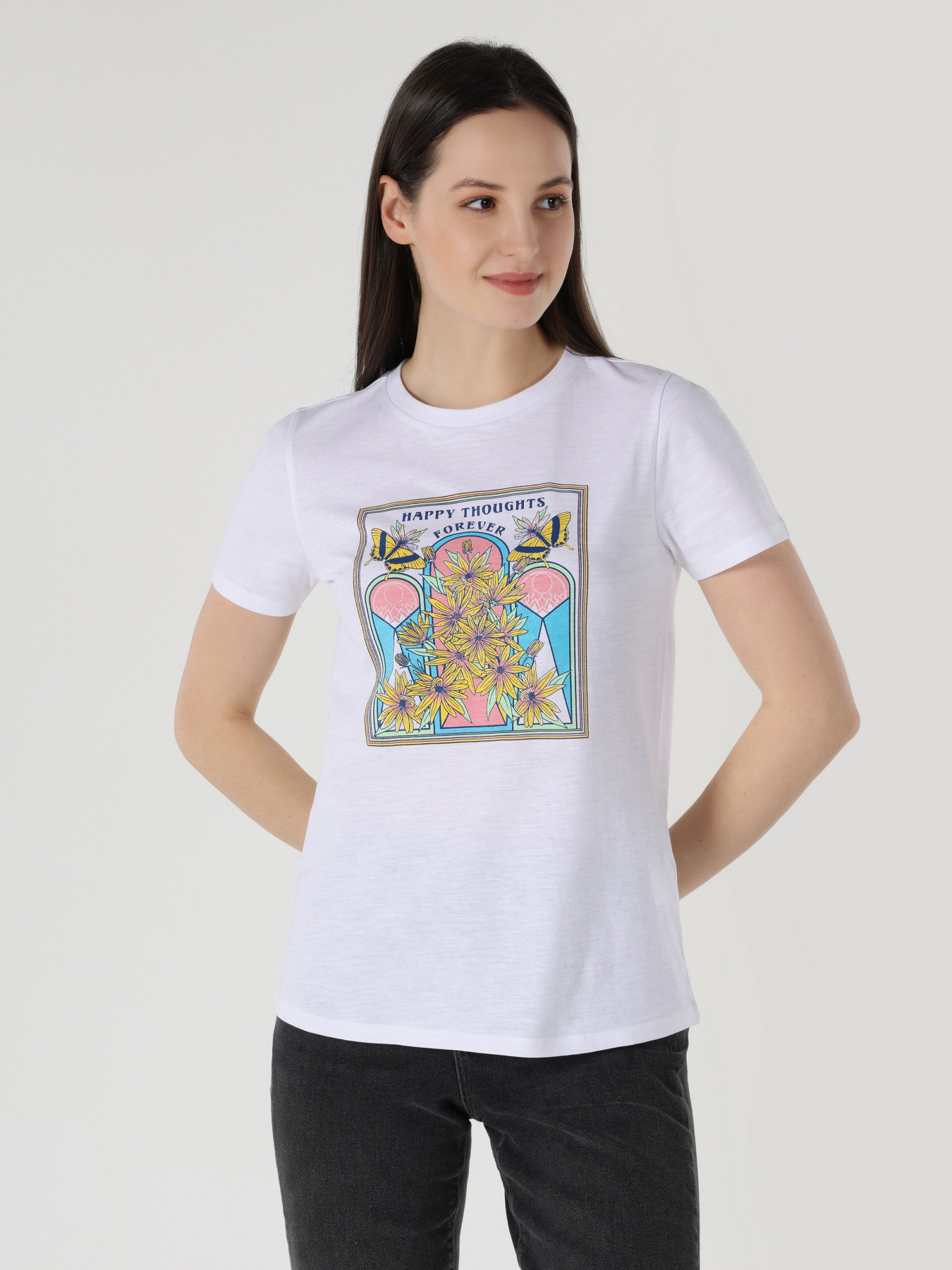 Футболка Colin’s модель CL1063314WHT Фото