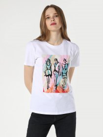 Футболка Colin’s модель CL1063315WHT Футболка Colin’s модель CL1063315WHT Фото