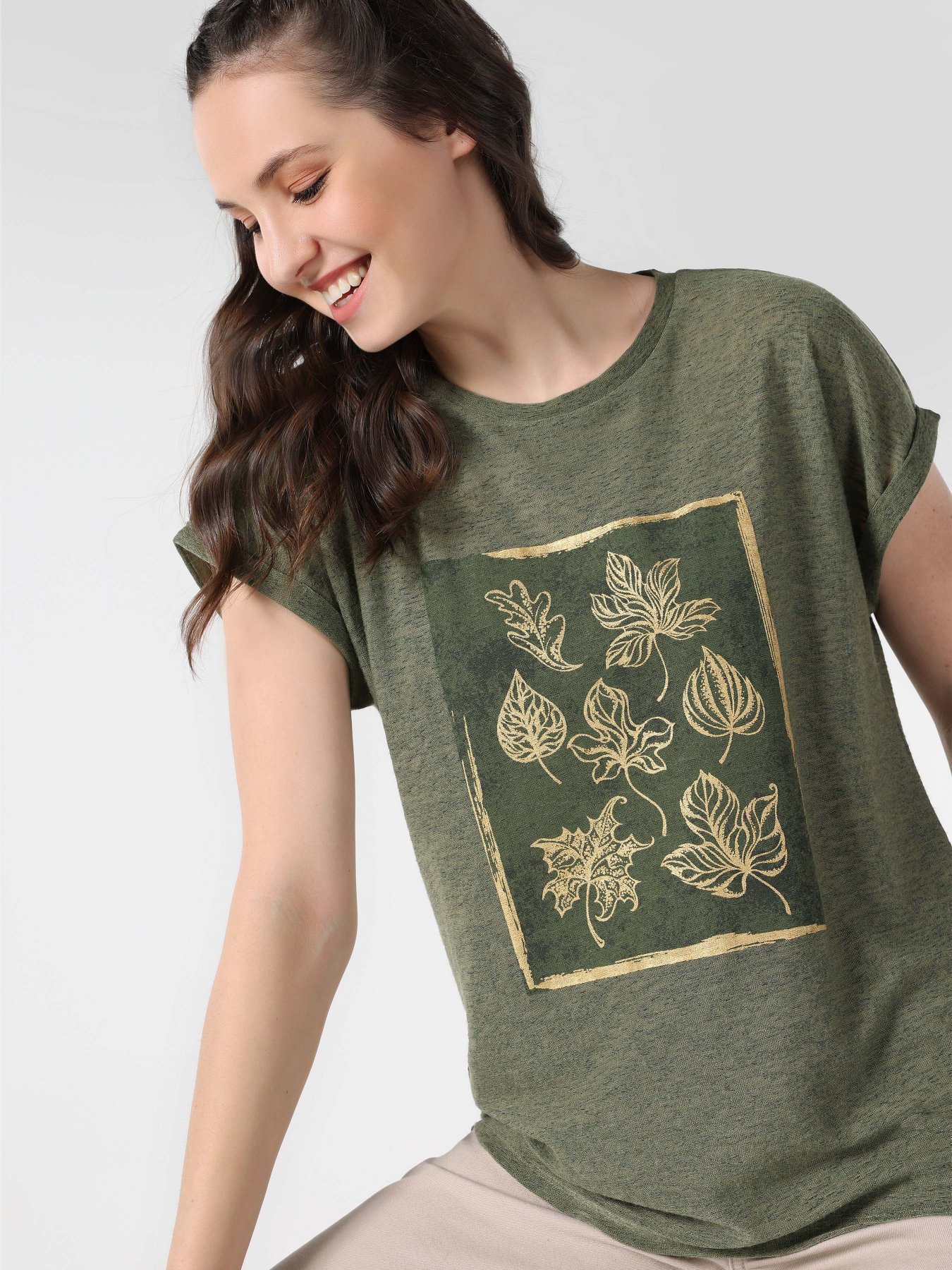 Футболка Colin’s модель CL1063346KHA Фото