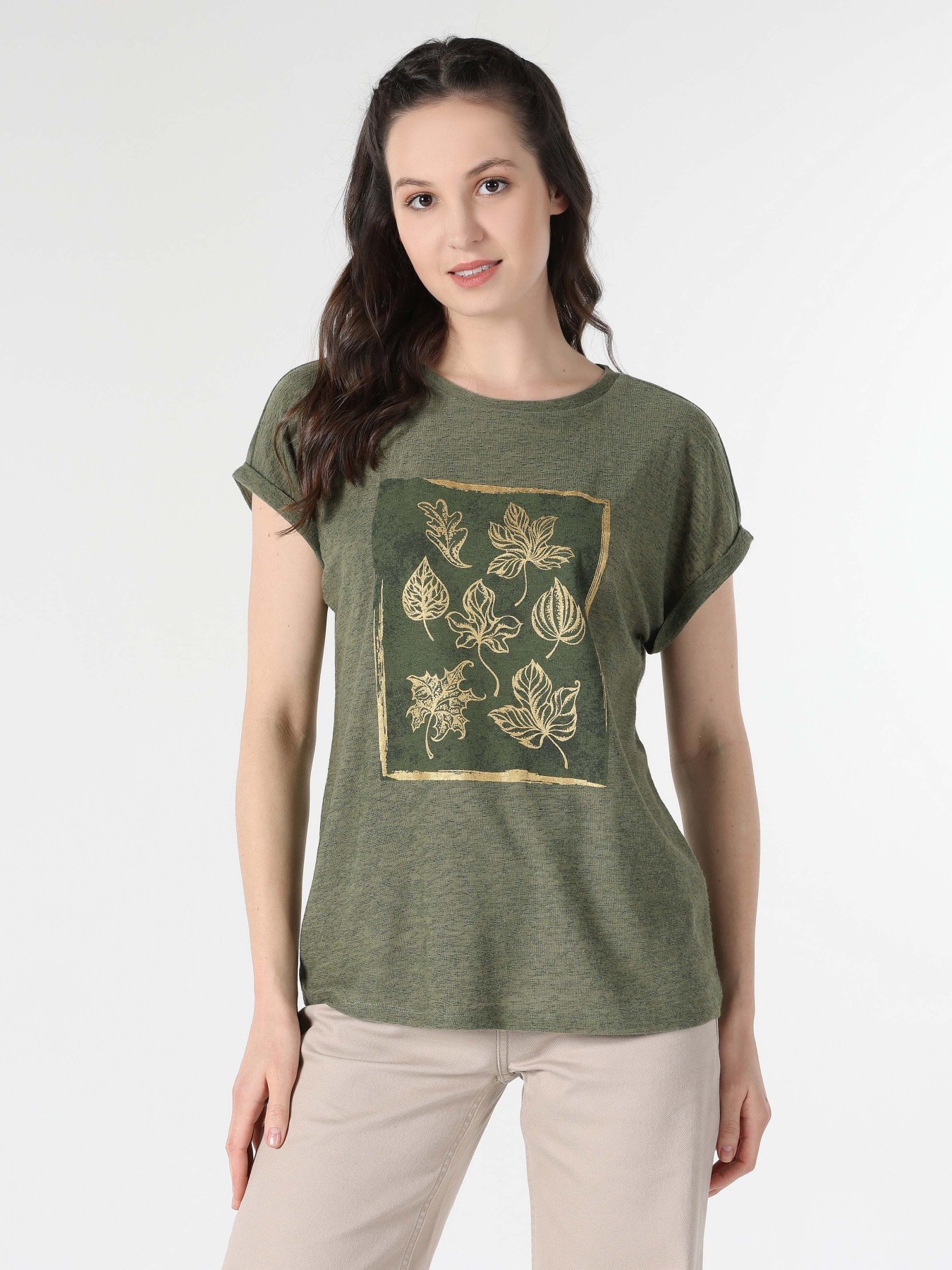 Футболка Colin’s модель CL1063346KHA Фото