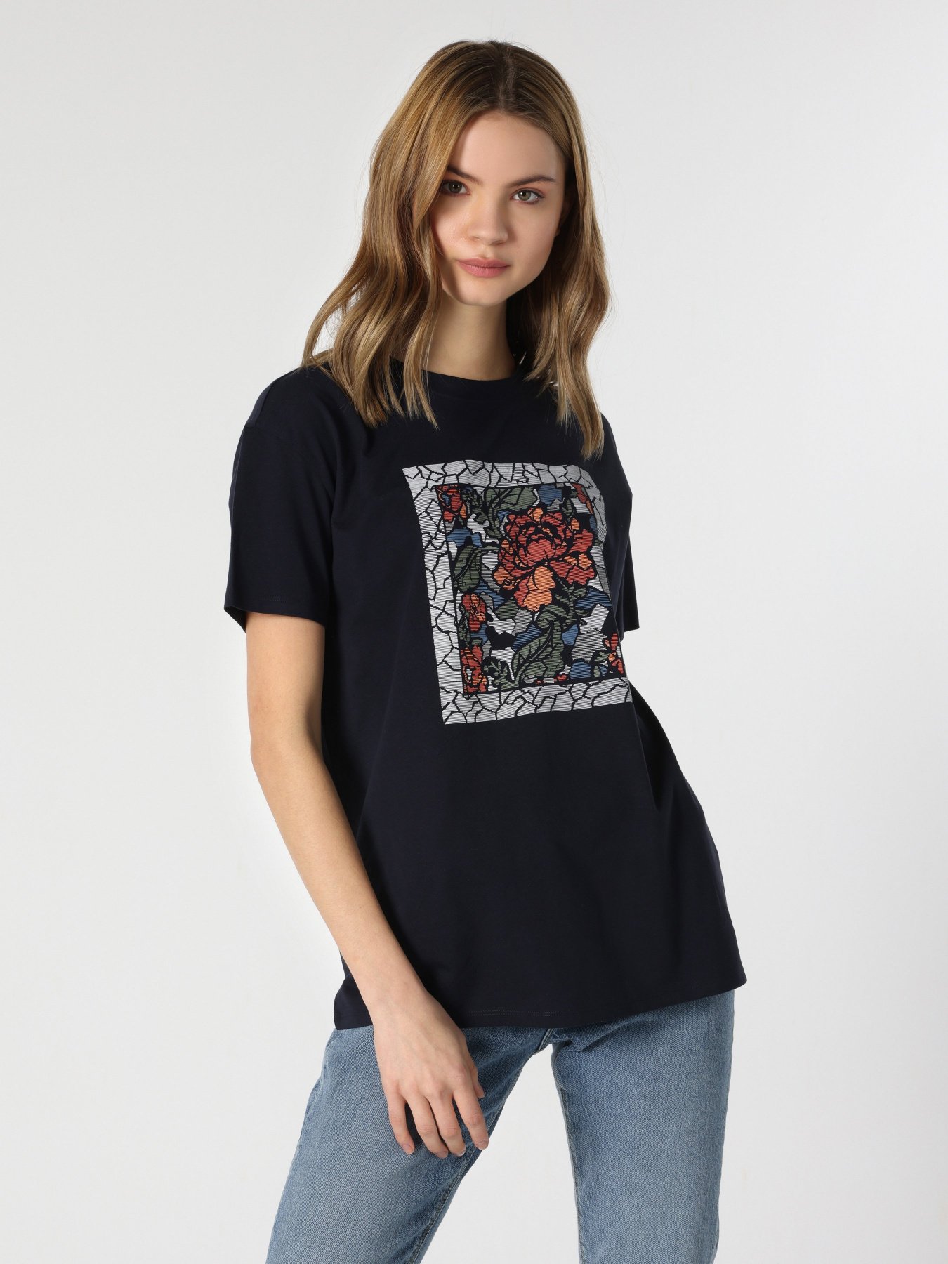 Футболка Colin’s модель CL1063352NAV Фото