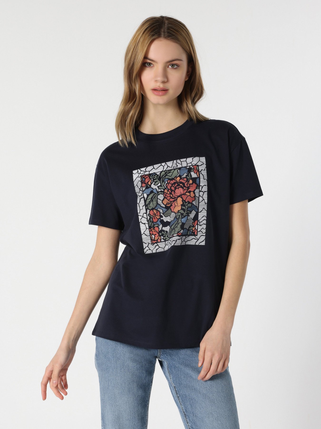 Футболка Colin’s модель CL1063352NAV Фото