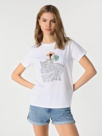 Футболка Colin’s модель CL1063380WHT Фото