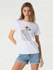 Футболка Colin’s модель CL1063380WHT Фото