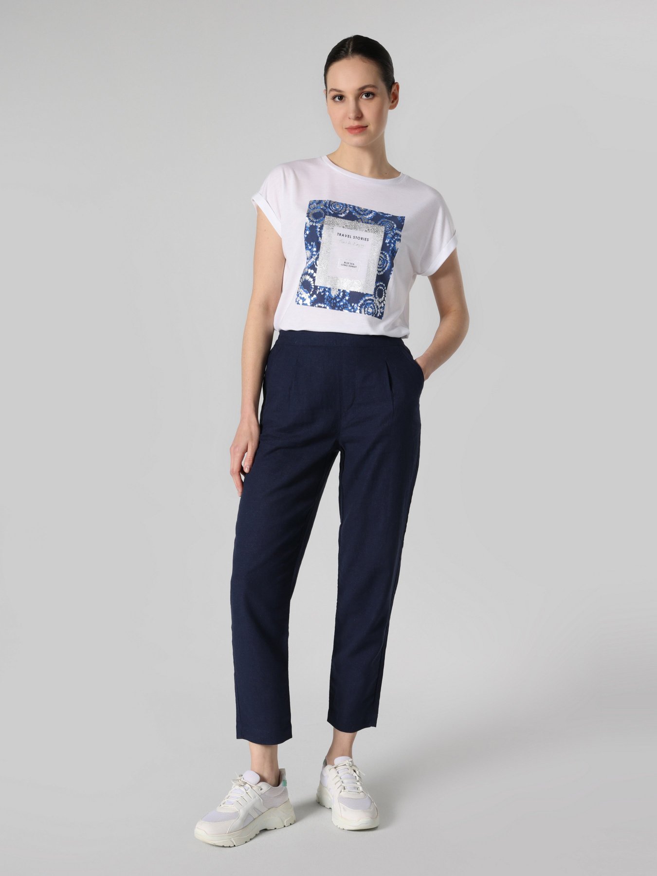 Брюки повседневные Colin’s модель CL1063416NAV Фото