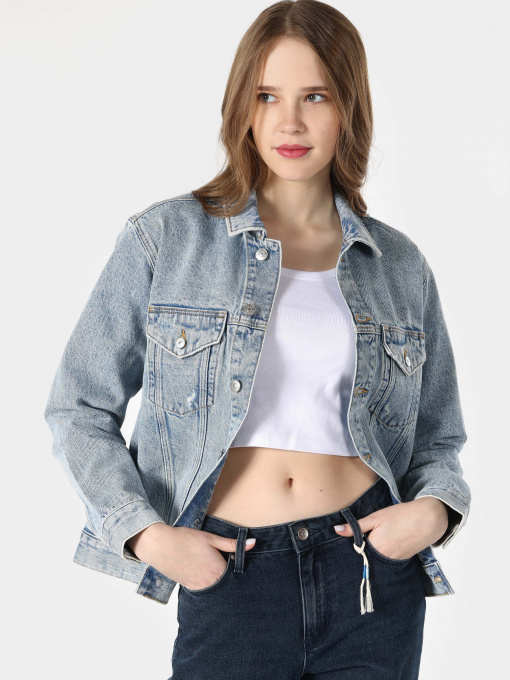 Джинсова куртка Colin’s модель CL1063514DN42519 Фото