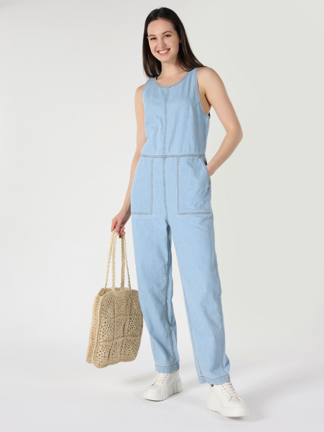 Джинсовый комбинезон Colin’s модель CL1063522DN00146 Фото