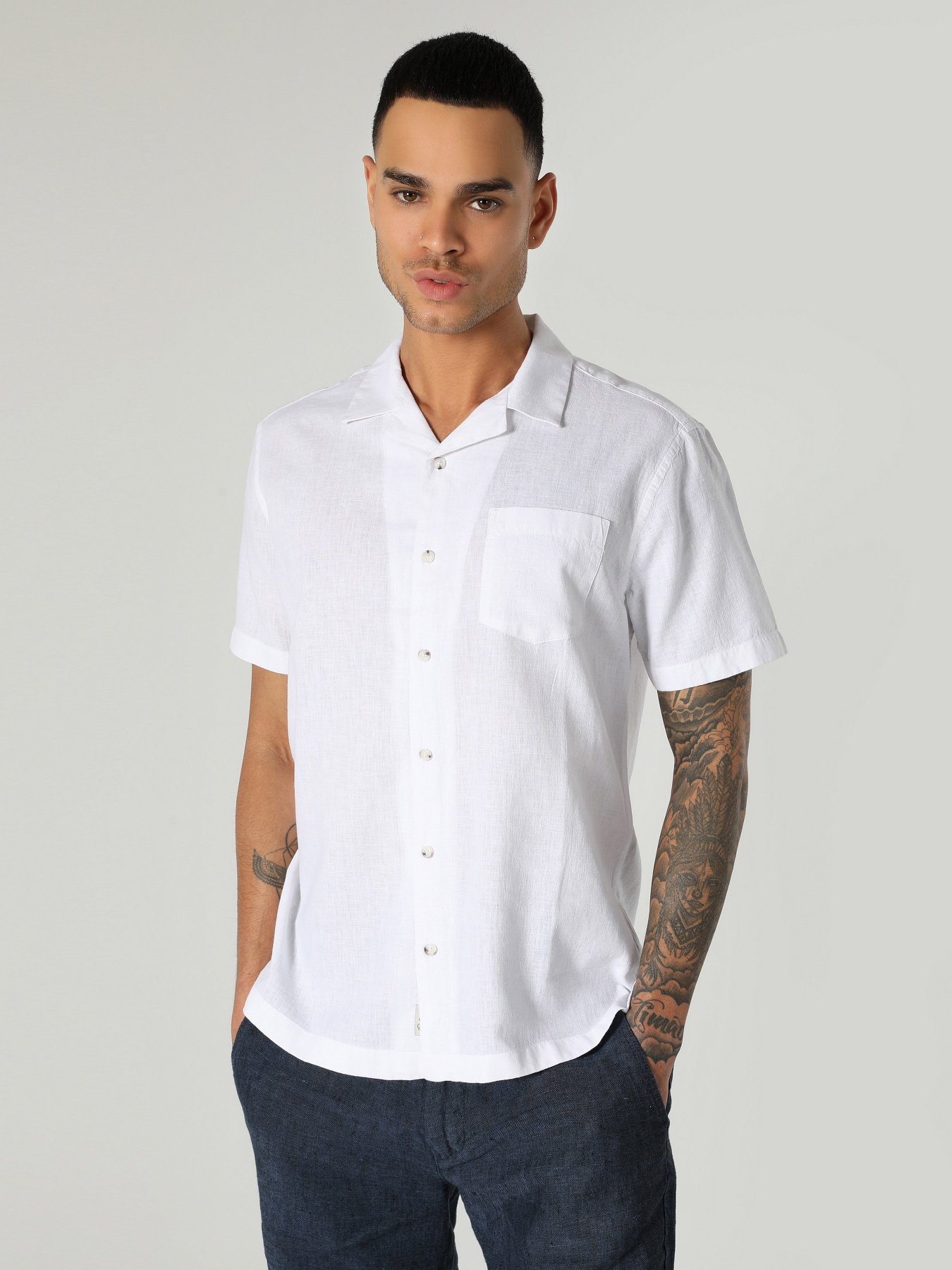 Сорочка повсякденна Colin’s модель CL1063689WHT Сорочка повсякденна Colin’s модель CL1063689WHT Фото