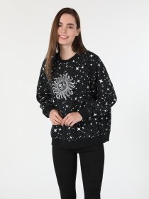 Свитшот Colin’s модель CL1059796BLK Фото