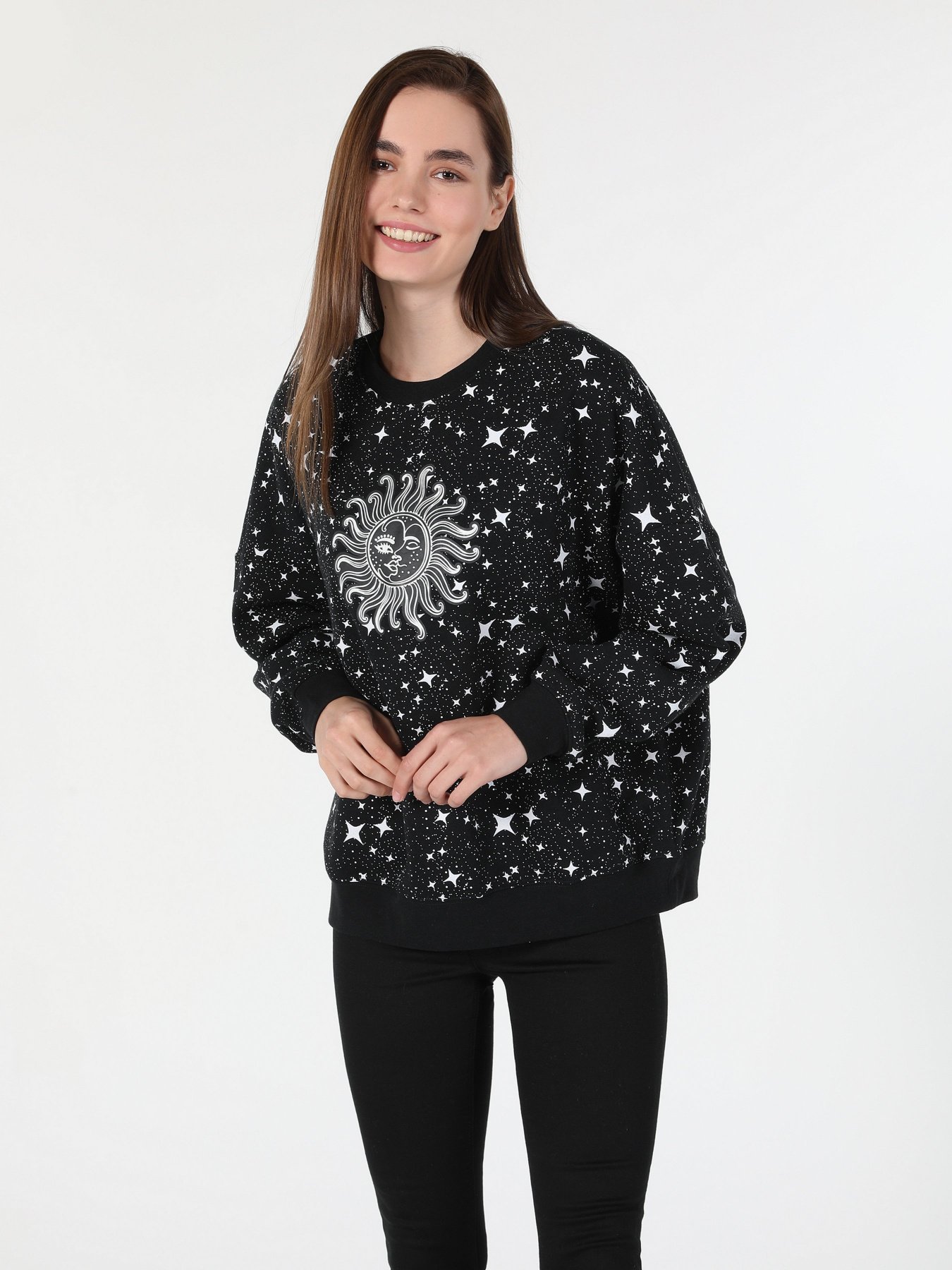 Свитшот Colin’s модель CL1059796BLK Фото