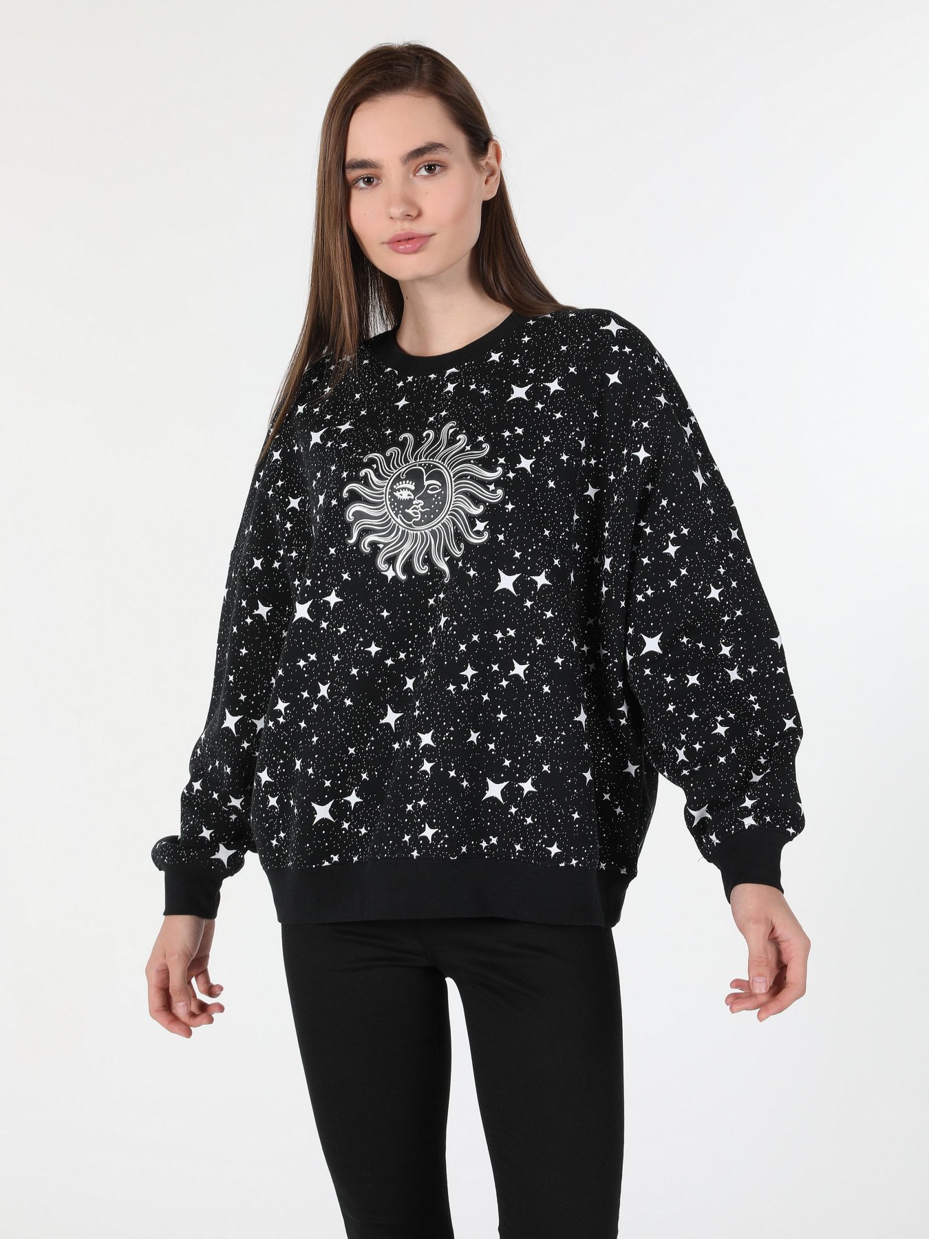 Свитшот Colin’s модель CL1059796BLK Фото