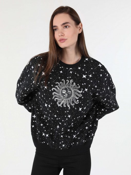 Світшот Colin’s модель CL1059796BLK Фото