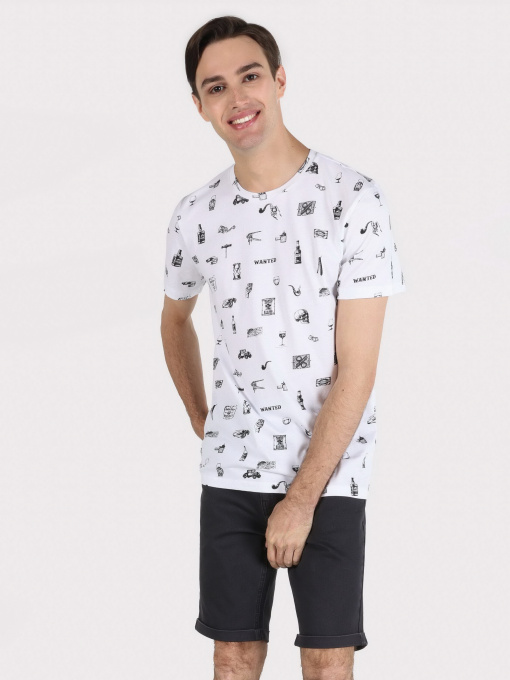 Футболка Colin’s модель CL1057944WHT Фото