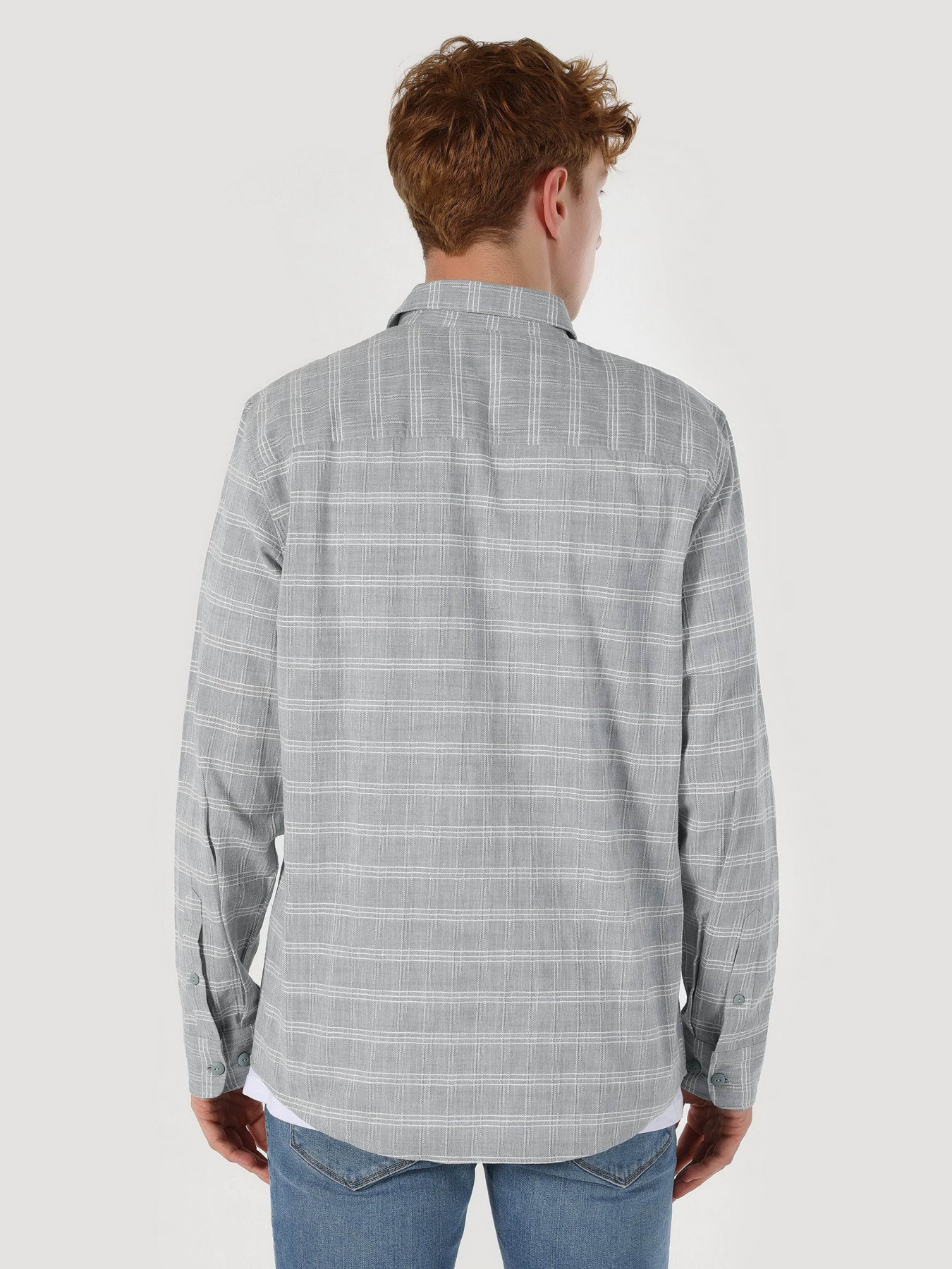 Сорочка повсякденна Colin’s модель CL1059609GRA Фото