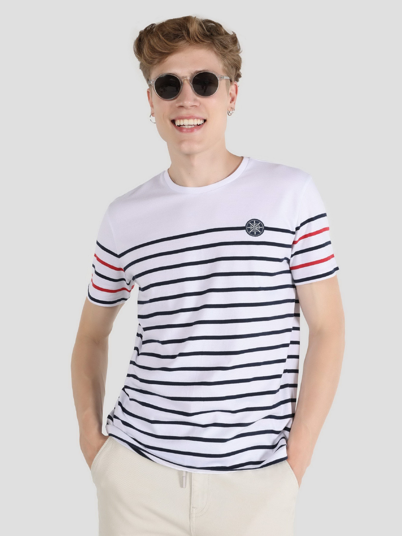 Футболка Colin’s модель CL1061560WHT Фото