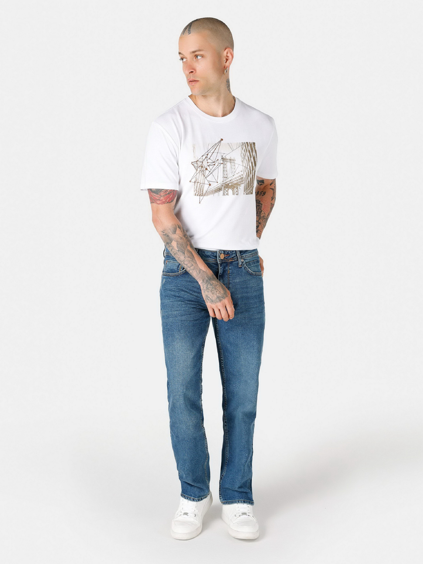 Прямые джинсы Colin’s модель CL1062413DN41672 Фото