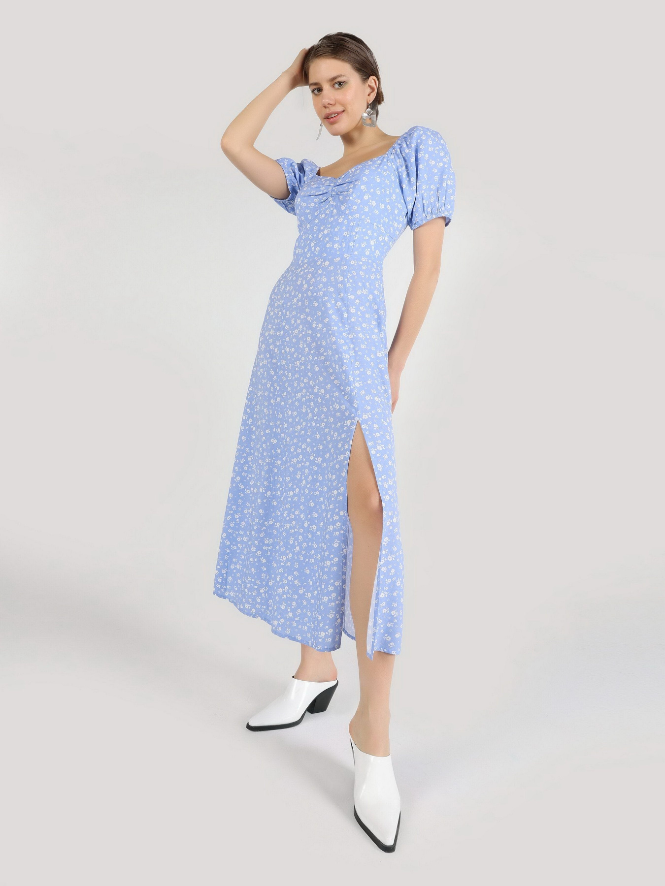 Платье миди Colin’s модель CL1062593BLE Фото