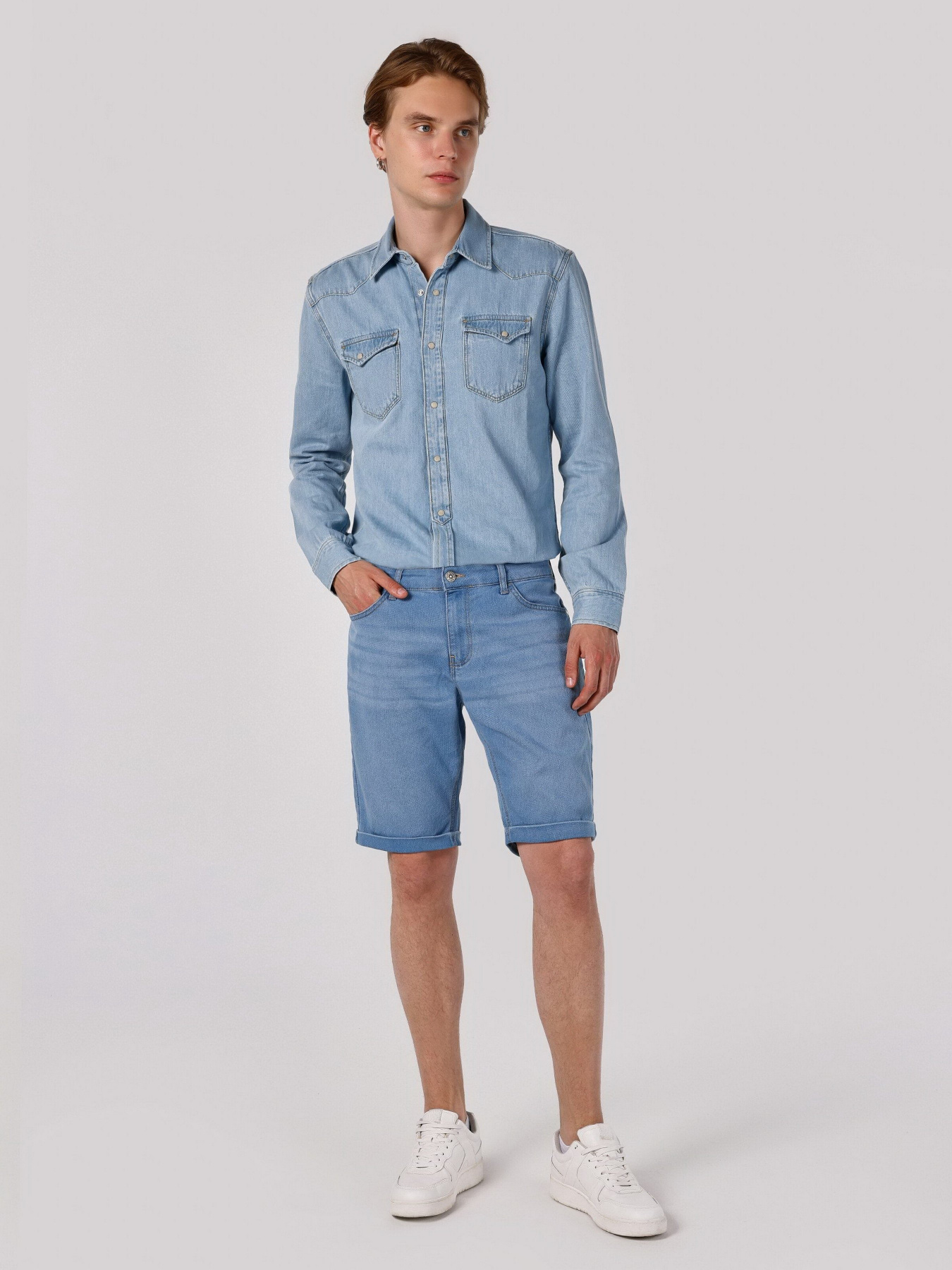 Джинсові шорти Colin’s модель CL1062639LBL Фото