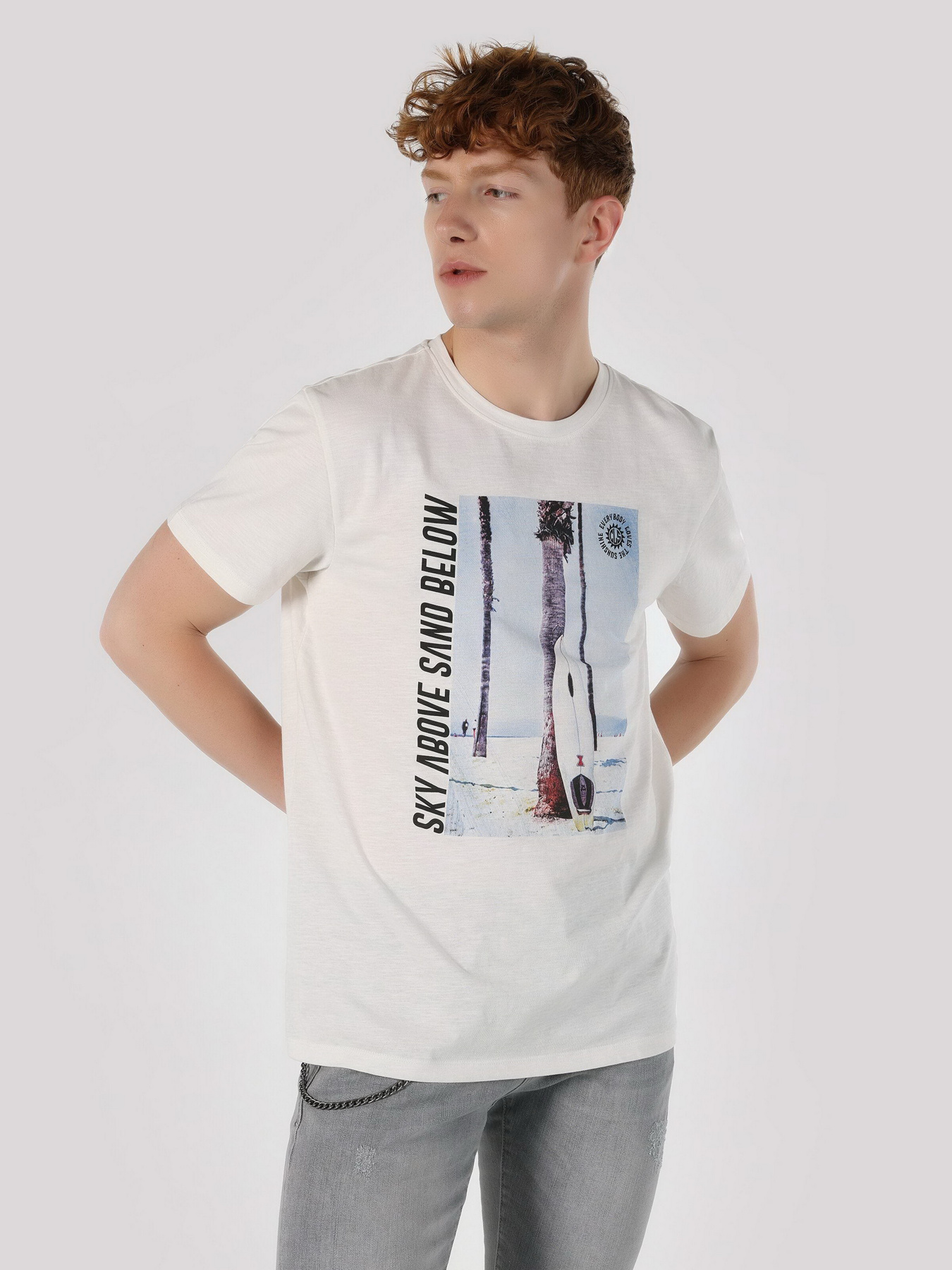 Футболка Colin’s модель CL1062700WHT Фото