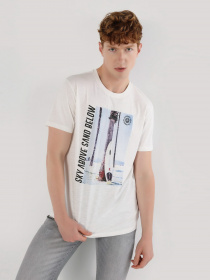 Футболка Colin’s модель CL1062700WHT Фото