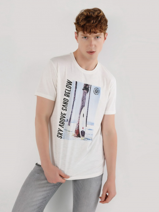 Футболка Colin’s модель CL1062700WHT Фото