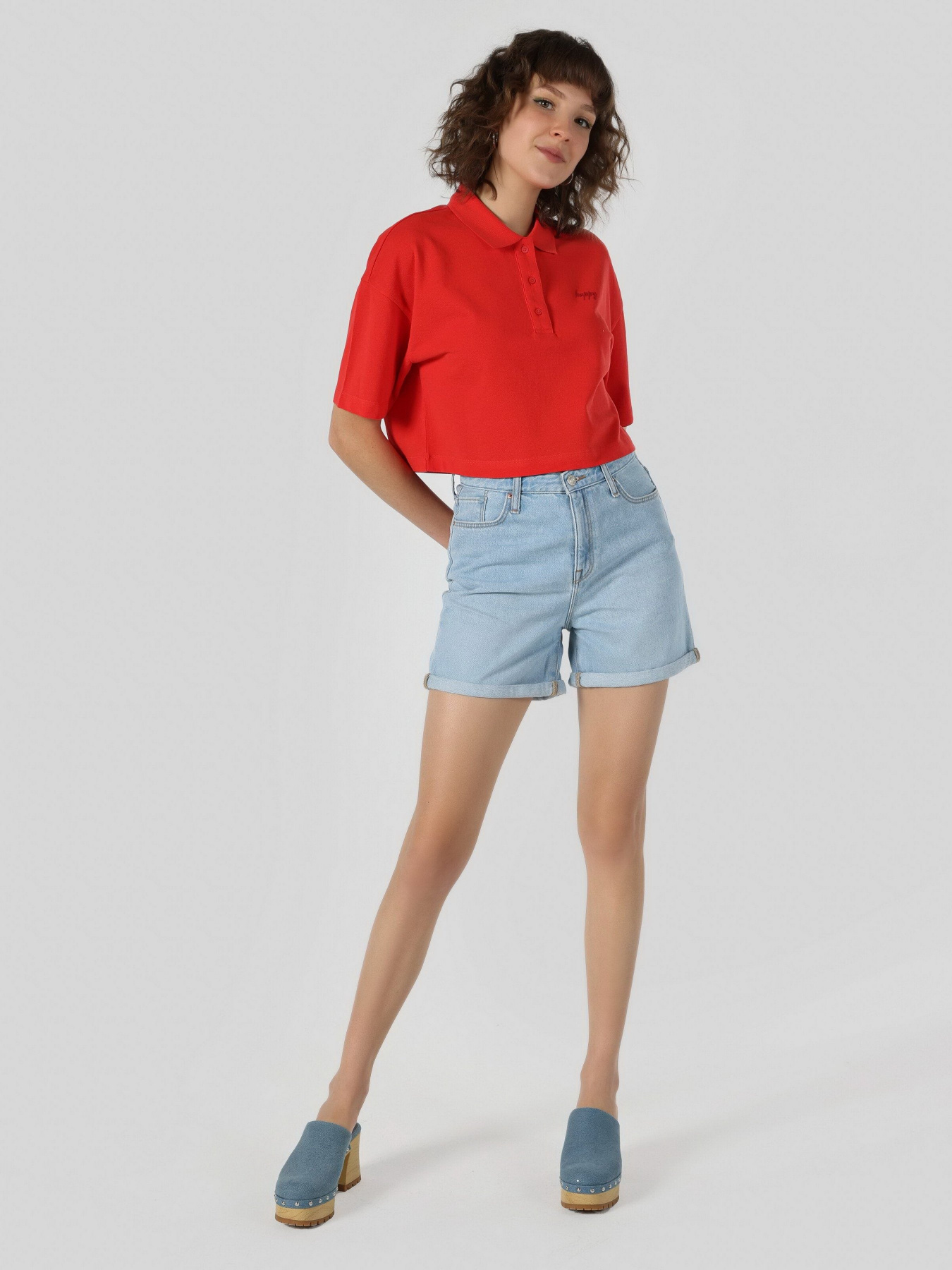 Джинсовые шорты Colin’s модель CL1063541DN42537 Фото