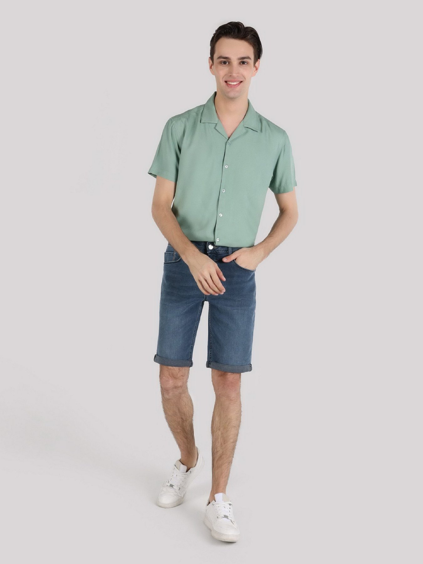 Джинсовые шорты Colin’s модель CL1063581DN40878 Фото